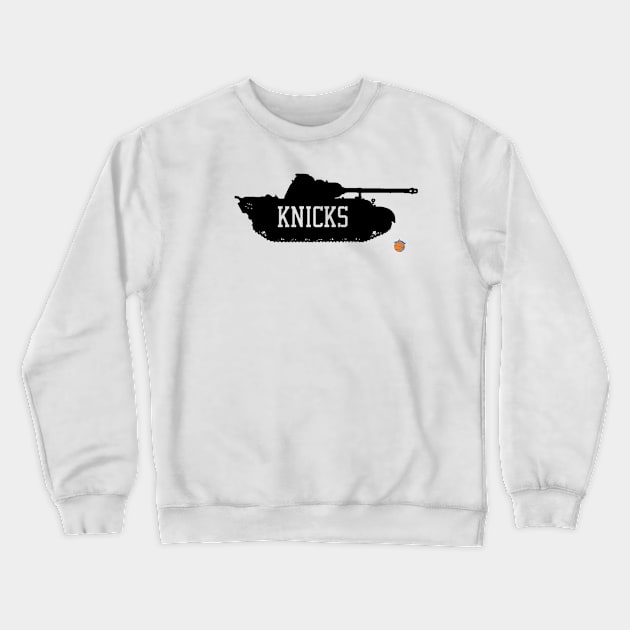 KnicksTank Black Crewneck Sweatshirt by The Knicks Wall